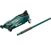 Домкрат гидравлический подкатной СИБРТЕХ 3 т, 85-490 мм, быстрый подъем, низкий подхват, проф. 50850