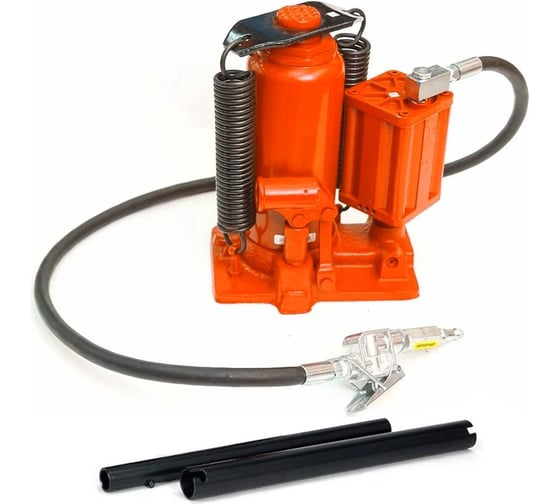 Домкрат бутылочный пневмогидравлический AIRLINE 12т 250-460мм AJBPH12 1