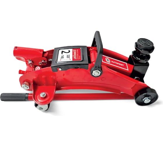 Домкрат подкатной гидравлический AUTOPROFI 2 тонны, высота подъема: 140 - 320 мм., резиновая опора DP-20/320 1