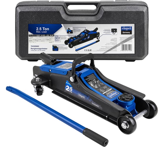 Домкрат подкатной гидравлический Scheppach 2,5т Sch-TH32505C(62683) 1