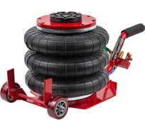 Домкрат подкатной пневматический BaumAuto 3,5т(6-12bar, h min 135мм, h max 420мм, 3 подушки, диаметр 270мм) BM-TRA3812(58552)