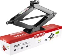 Домкрат механический ромбический SKYWAY 3т h 95-440мм УРАЛ с трещоткой в чехле S01801025