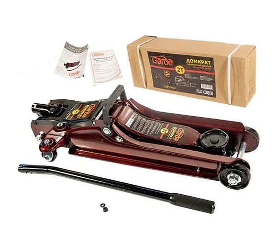Гидравлический подкатной домкрат Garde Low Profile series 80-365 мм, 2 т DGP33002 1