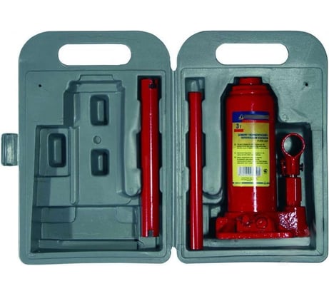 Гидравлический бутылочный домкрат ЗУБР 43060-3-K