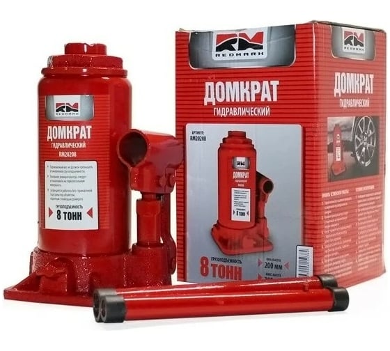 Гидравлический домкрат REDMARK 8 т, высота мин/макс 200/385 мм RM20208