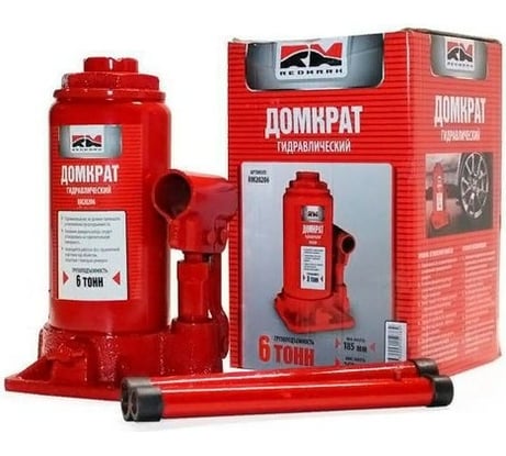 Гидравлический домкрат REDMARK 6 т, высота мин/макс 185/355 мм RM20206