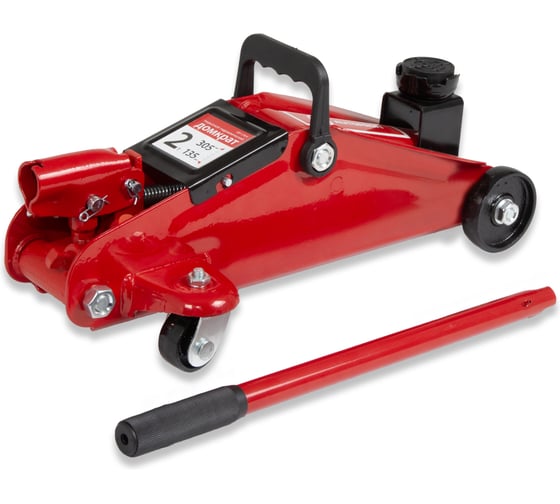 Домкрат подкатной AUTOPROFI гидравлический, 2 тонны, высота подъёма 135 - 305 мм, резиновая опора DP-17R 1