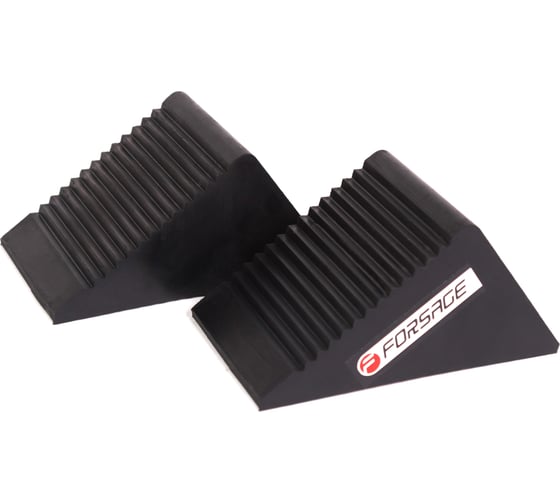 Противооткатный резиновый башмак Forsage 2 шт., 130х80х65 мм 3373 F-TRF3301 1