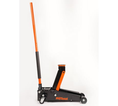 Домкрат гидравлический подкатной AV Steel 3т,130-465мм, двухпоршневой, шт. AV-951215