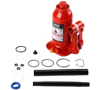 Домкрат гидравлический бутылочный с двумя штоками 4т (h min-170мм, h max-410мм, ход штока-180мм, ход винта-60мм) GTE TH80402 316768