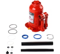 Домкрат гидравлический бутылочный с двумя штоками 6т (h min-170мм, h max-410мм, ход штока-185мм, ход винта-55мм) GTE TH80602 822969