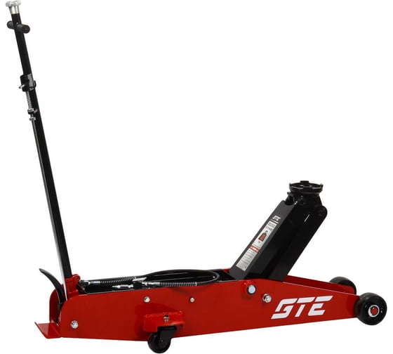 Домкрат подкатной пневмогидравлический удлинённый GTE грузоподъёмностью 10 т, высота подъёма 160-685 мм GTE-TH410001Q 1