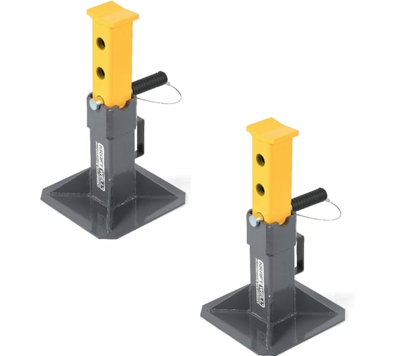 Стойка опорная KraftWell г/п 22 т. высота 315-500 мм, комплект 2 шт. арт. STATTO 22