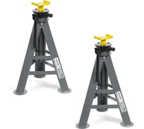 Стойка опорная винтовая KraftWell г/п 30 т. высота 695-900 мм, комплект 2 шт. STATTO 30