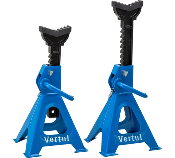 Подставка страховочная под авто VERTUL 3 т, с дополнительным стопором VR16003A