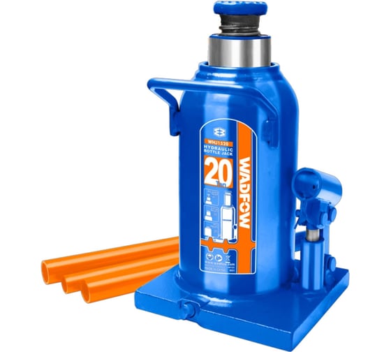 Домкрат гидравлический WADFOW 20 Т 2 WHJ1520