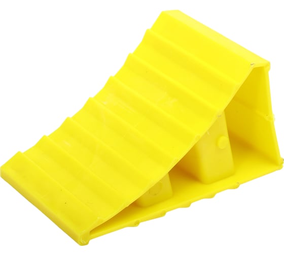 Упор под колесо АВТОСТОП противооткатный пластиковый 200х120х110мм желтый AB-253