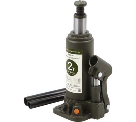 Домкрат гидравлический бутылочный Дело Техники 2 тонны, 181-345мм, в кейсе 903121