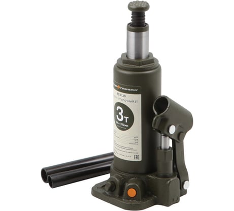 Домкрат гидравлический бутылочный Дело Техники 3 тонны, 194-372мм, в кейсе 903131