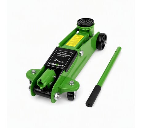 Домкрат подкатной EURO-LIFT HF30, г/п 3 т, мин. в/п 135 мм, макс. в/п 460 мм, вес 23 кг, в кейсе 00-00004788