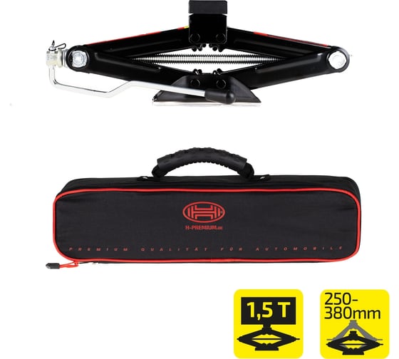 Механический домкрат Heyner ULTRALIFT M PRO РОМБ 1,5 т, h 104-380 мм 347150