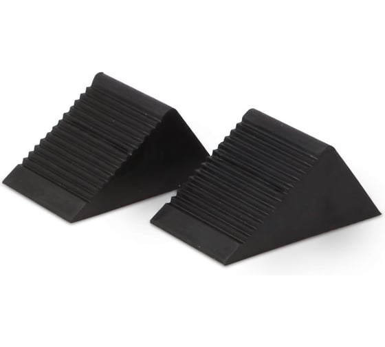 Упоры противооткатные Дело Техники резиновые 129×106×78 мм, 2шт 900955 1