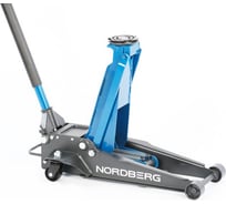 Супернизкий подкатной домкрат NORDBERG 3 тонн, H=75-510 мм N32034