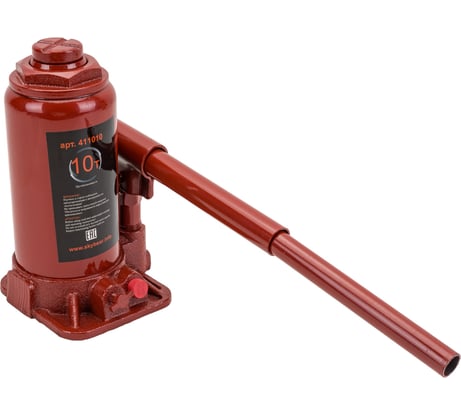 Бутылочный гидравлический домкрат SKYBEAR 10 т, 200-375 мм 411010