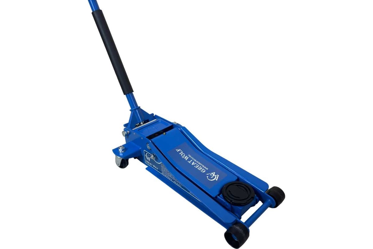 Низкопрофильный гидравлический подкатной домкрат Great Wolf 3 т, 78-505 ...