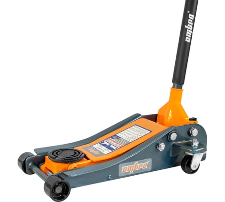Подкатной гаражный домкрат Ombra OHT233 3 т, уменьшенная высота подхвата 90-458 мм 55406