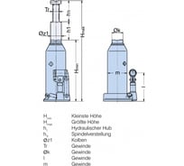 Гидравлический домкрат Pfaff Proline HWH KS 30т 032311003