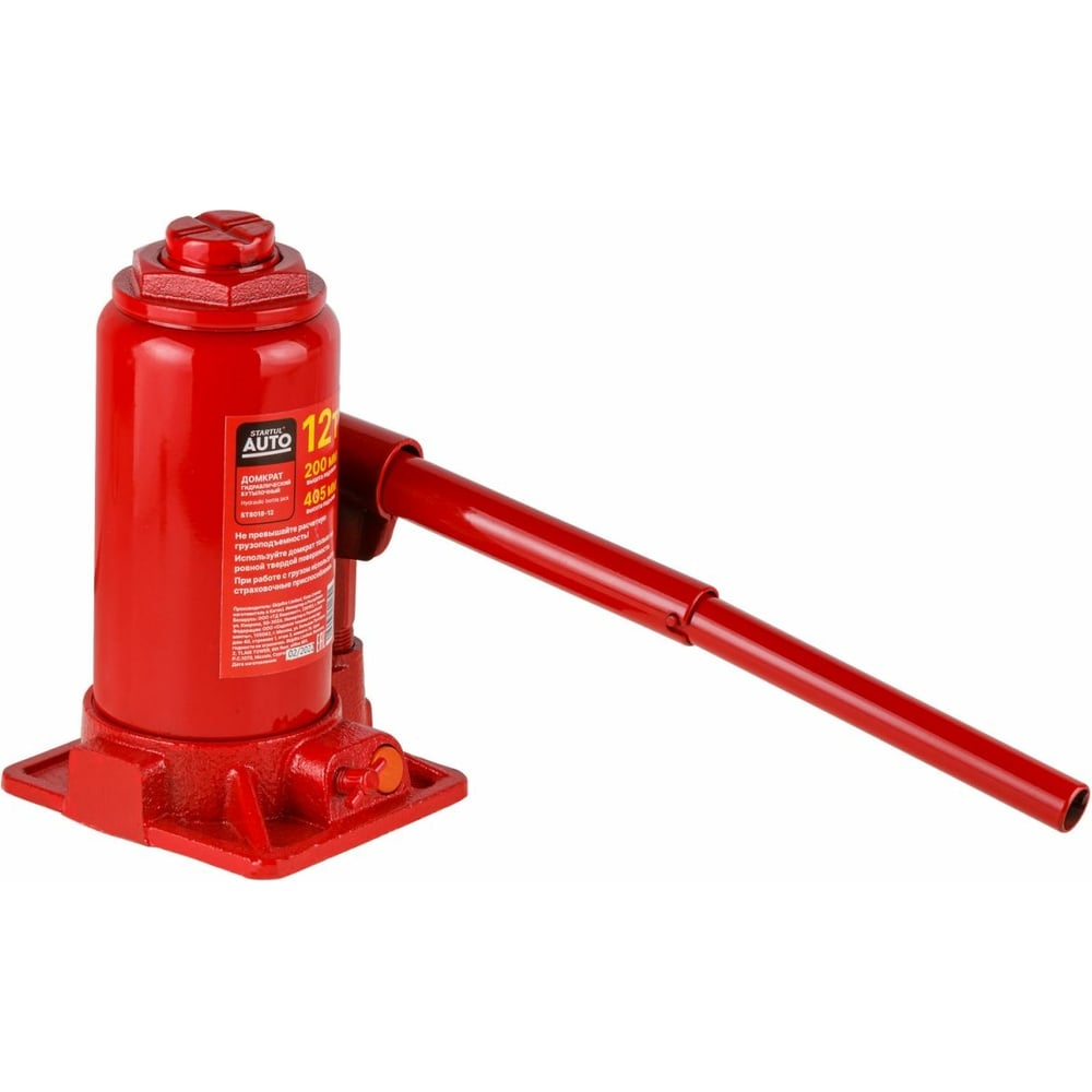 Гидравлический бутылочный домкрат STARTUL Auto 12 т ST8018-12 - купить ...