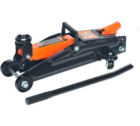 Гидравлический подкатной домкрат Автоdело 2 т, 135-340 мм, с вращающейся ручкой 43215/2 16444