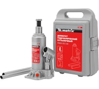 Гидравлический бутылочный домкрат MATRIX 4 т, h подъем 194-372 мм MASTER 50754