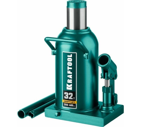 Бутылочный гидравлический домкрат KRAFTOOL Kraft-Lift 32т, 255-405мм 43462-32_z01