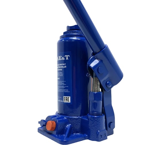 Бутылочный двухштоковый домкрат 2т AE&T T02002