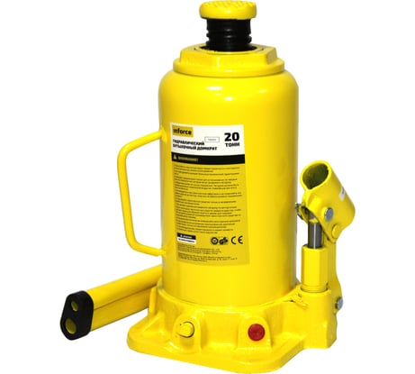 Гидравлический бутылочный домкрат 20т Inforce T92004