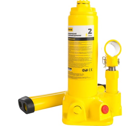 Гидравлический бутылочный домкрат 2т Inforce T90204