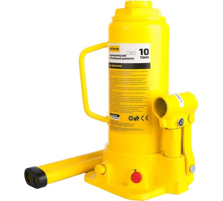 Гидравлический бутылочный домкрат 10т Inforce T91004