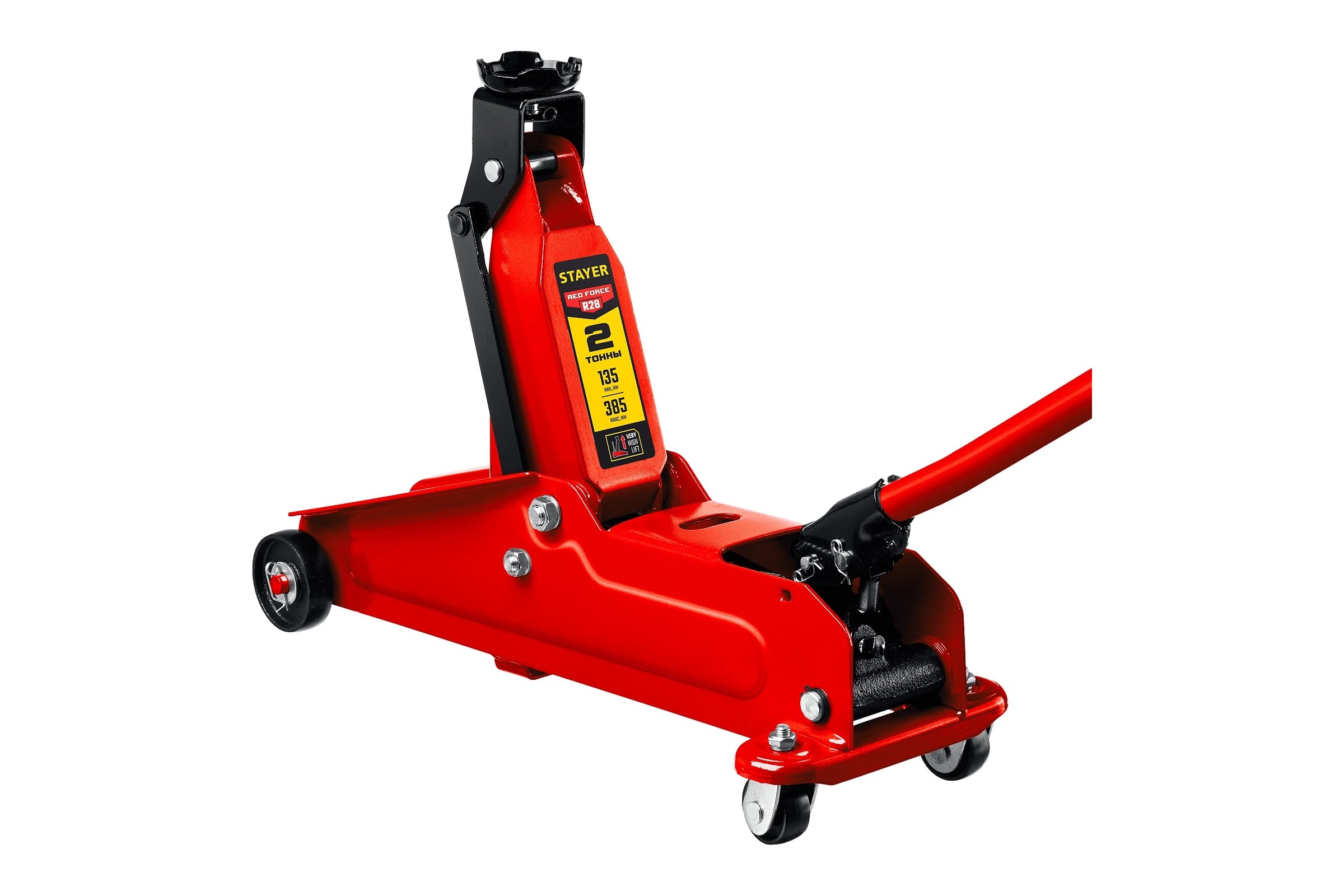 ПодкатнойдомкратсувеличеннымподъемомSTAYERr-282т,135-385мм43156-2