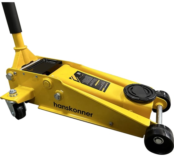 Подкатной домкрат Hanskonner 3 т, 133-470 мм, двухплунжерный насос HK5010-04-3000