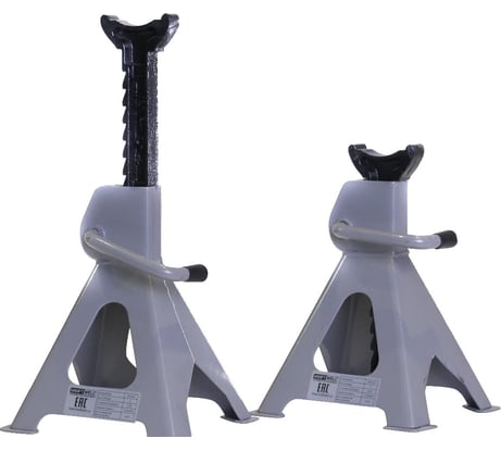 Стойка опорная KraftWell г/п 2000 кг., в комплекте 2шт KRWJS2