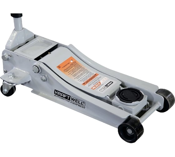 Гидравлический низкопрофильный подкатной домкрат KraftWell KRWFJ3.5 (г/п 3500 кг)