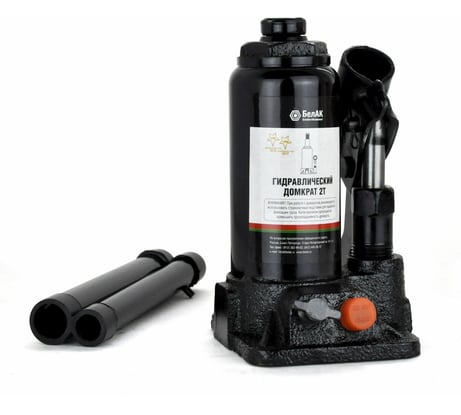 Домкрат БелАК 2 т, TUV, 2 клапана БАК.00026