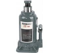 Бутылочный домкрат г/п 20 т KraftWell KRWBJ20