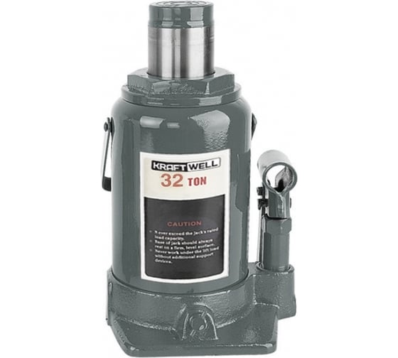 Бутылочный домкрат г/п 32000 кг KraftWell KRWBJ32 1