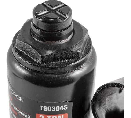Гидравлический бутылочный домкрат ROCKFORCE с клапаном, 3 т, в кейсе RF-T90304S(DS)