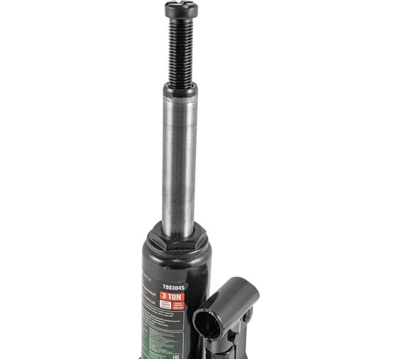 Гидравлический бутылочный домкрат ROCKFORCE с клапаном, 3 т, в кейсе RF-T90304S(DS)