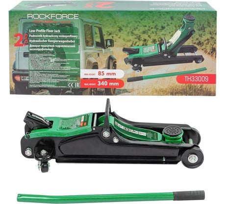 Домкрат гидравлический подкатной низкопрофильный Rockforce 2т RF-TH33009(51696)
