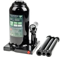 Гидравлический бутылочный домкрат с клапаном 12т Rockforce RF-T91204EURO